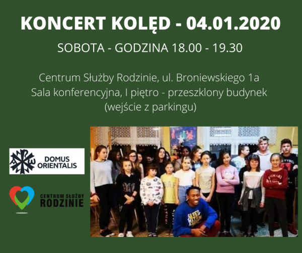 KONCERT KOLĘD - 04.01.2020