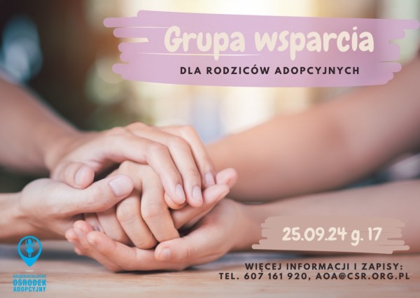 Grupa wsparcia dla rodziców adopcyjnych